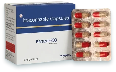 Karazol-200 capsules pack — Acrowell Labs