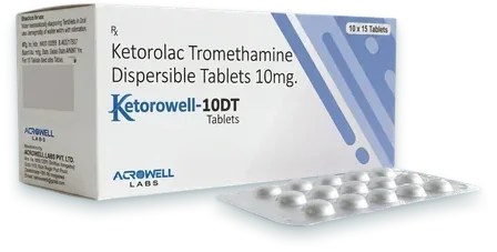 Ketorowell-DT tablets pack — Acrowell Labs