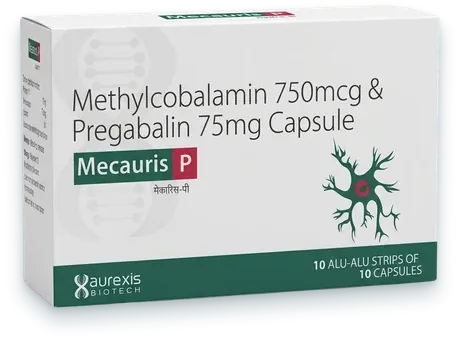 Mecauris-P capsules pack — Aurexis Biotech