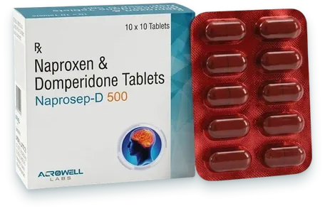 Naprosep-D 500 tablets pack — Acrowell Labs