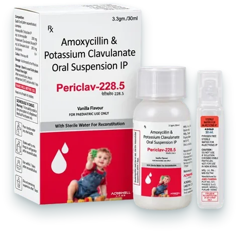 Periclav-228.5 dry syrups pack — Acrowell Labs
