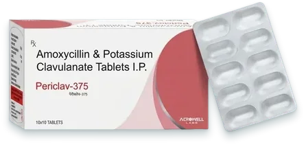 Periclav-375 tablets pack — Acrowell Labs