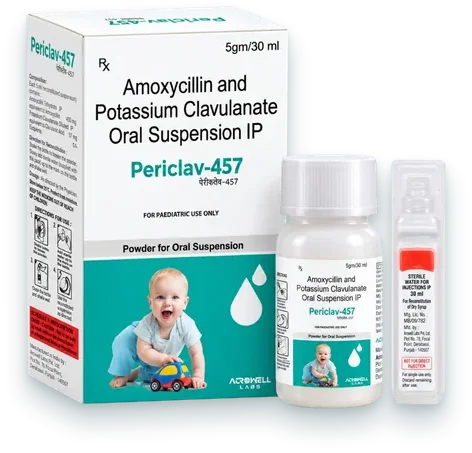 Periclav-457 dry syrups pack — Acrowell Labs