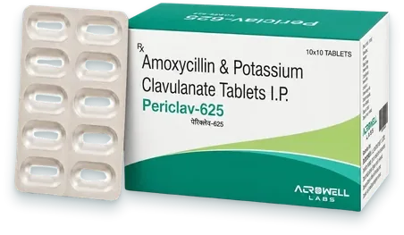 Periclav-625 tablets pack — Acrowell Labs