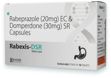 Rabexis-DSR capsules pack — Aurexis Biotech