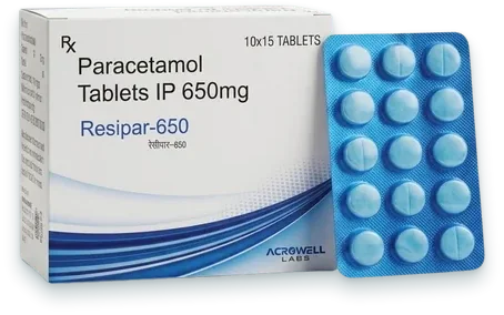Resipar-650 tablets pack — Acrowell Labs