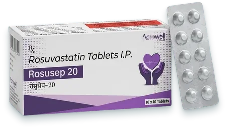 Rosusep-20 tablets pack — Acrowell Lifecare