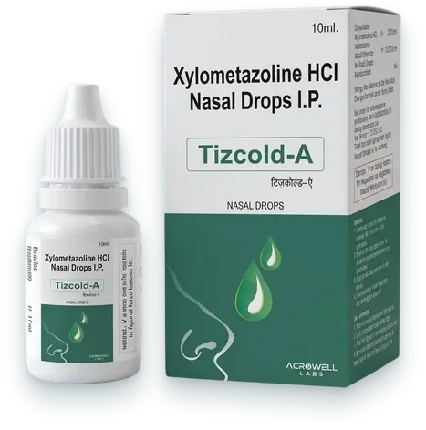 Tizcold-A nasal drops pack — Acrowell Labs