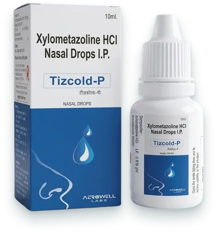 Tizcold-P nasal drops pack — Acrowell Labs