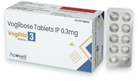 Voglitiz-3 tablets pack — Acrowell Lifecare