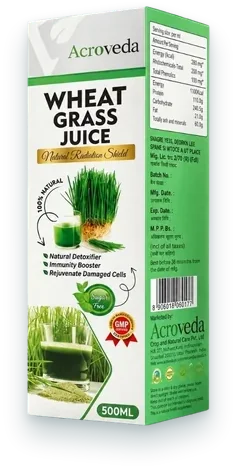 Wheat Grass Juice juices pack — Acroveda